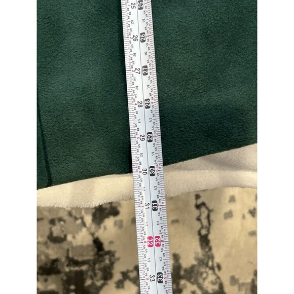 Bob Mackie Wearable Art Size Small Green Embroidered Fleece Jacket - Picture 10 of 10